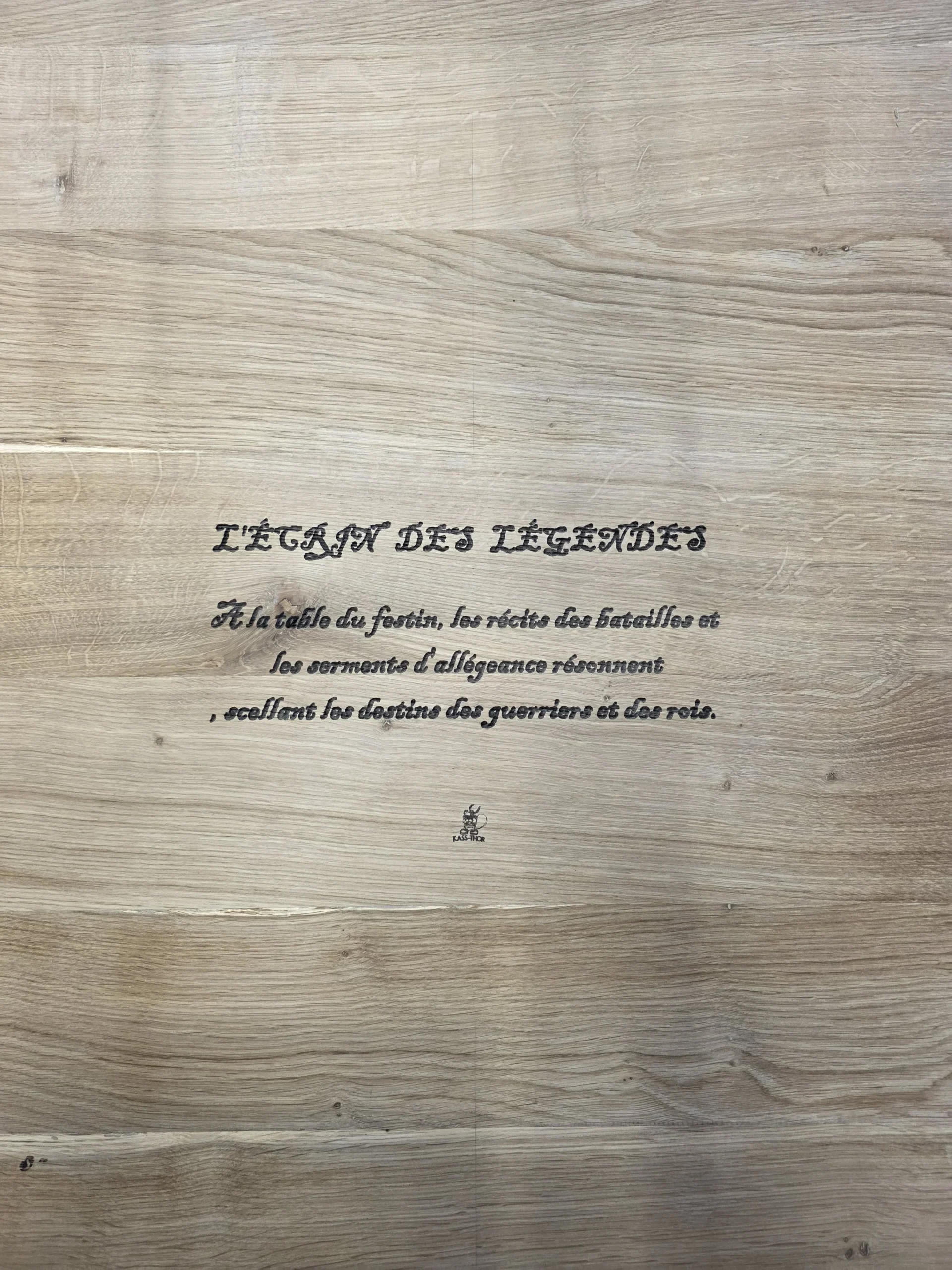 Table Chêne Massif sur-mesure | KASS THOR | menuisier Bas Rhin_121518