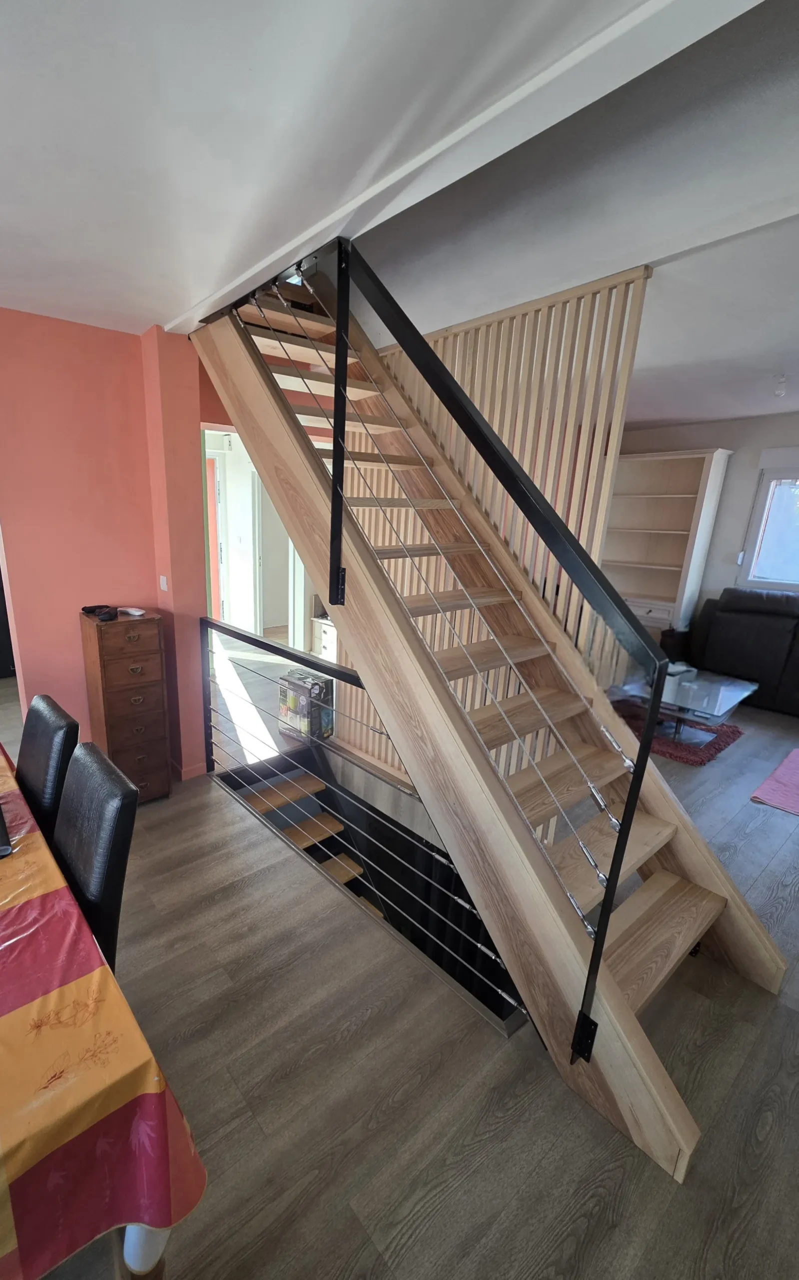 Escalier sur-mesure - Menuiserie artisanale Kass-Thor